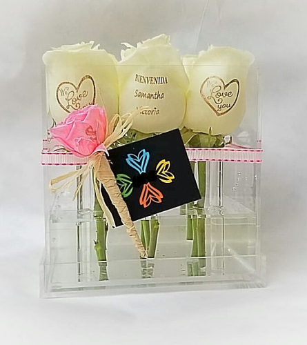 Custom Petals Fresh 9 roses in Box
