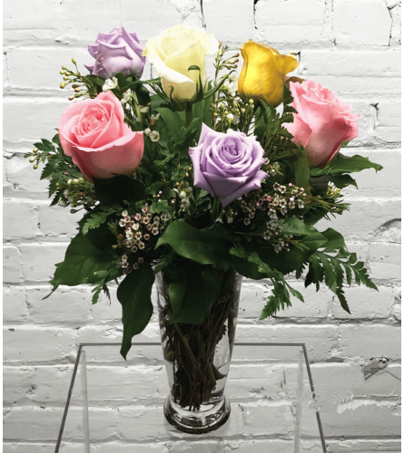 Mixed Roses-1/2 Dozen