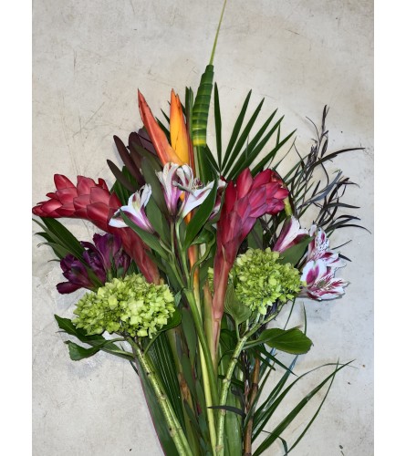 Pacifica Paradise Tropical Wrapped Bouquet