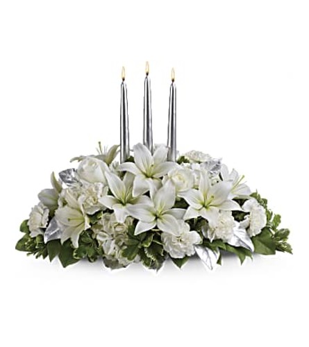 Silver Elegant Centerpiece