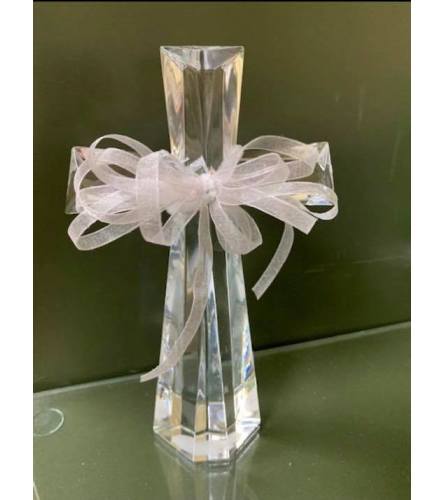 Crystal Cross 7.5 " & 11"  Tall  (Large)