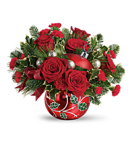 Teleflora's Deck The Holly Ornamental  Bouquet