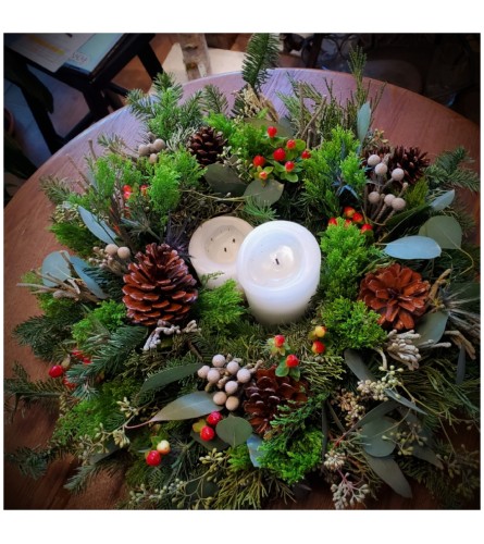 Holiday Table Wreath