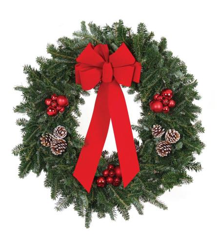 Classic Traditional Holiday Wreath