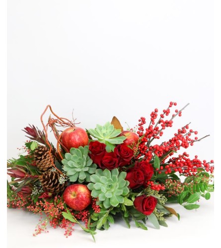 WINTER SUCCULENT CENTERPIECE