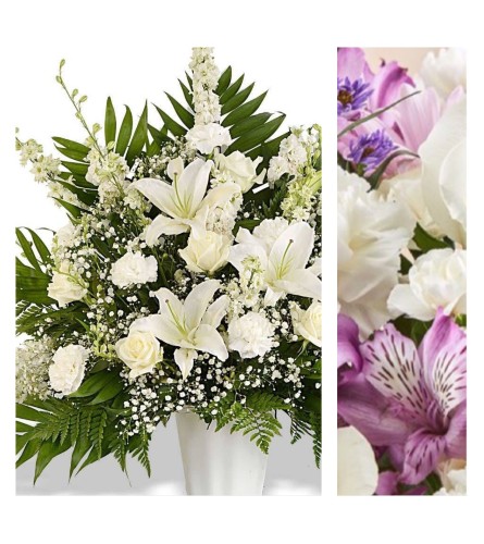 Lavender/Purple Mix-Traditional Sympathy