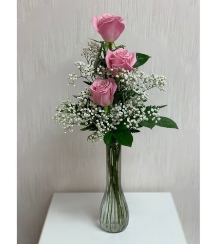 Bud Vase-Pink Rose
