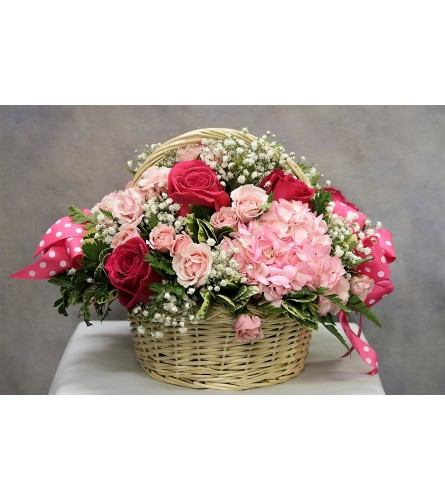 Polka Dot Pink Bouquet