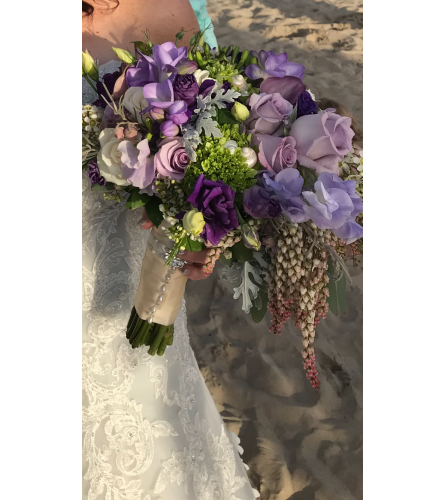 Lavender Bridal Bouquet