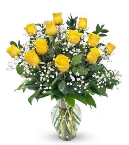 1 Dozen Yellow Roses
