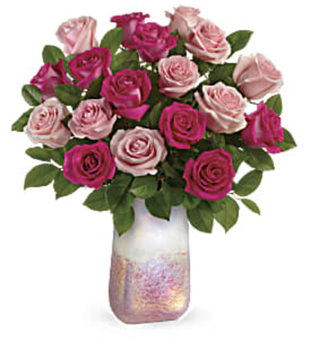 Rose Quartz Kisses Bouquet by Teleflora