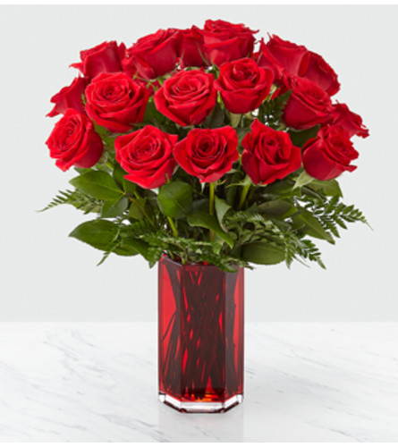 The FTD True Romantic Red Rose Bouquet