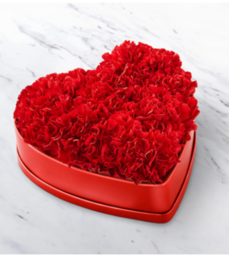 The FTD Heart felt Carnation Box