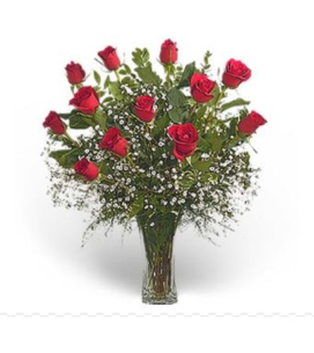 Classic Elegance Dozen Premium Long Stem Red Roses