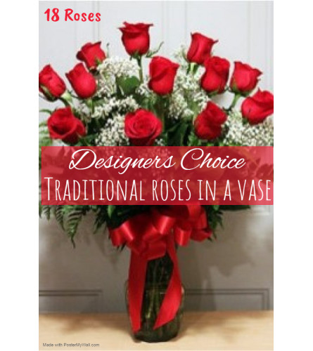 Roses Traditional Style Florist Design