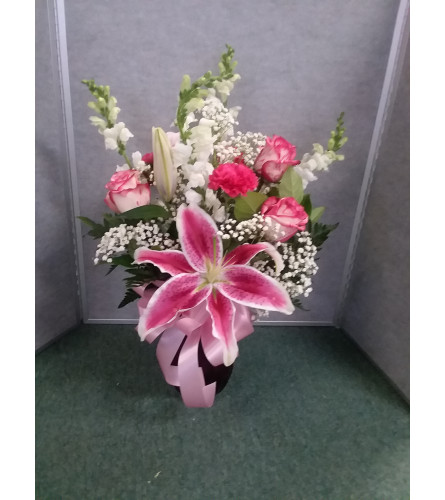 Large Asst Valentines Day Vase