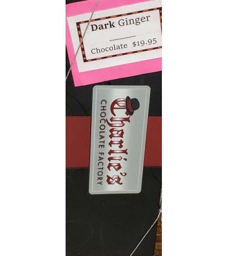 Charlie's Chocolates 1/2lbs Box Dark Ginger