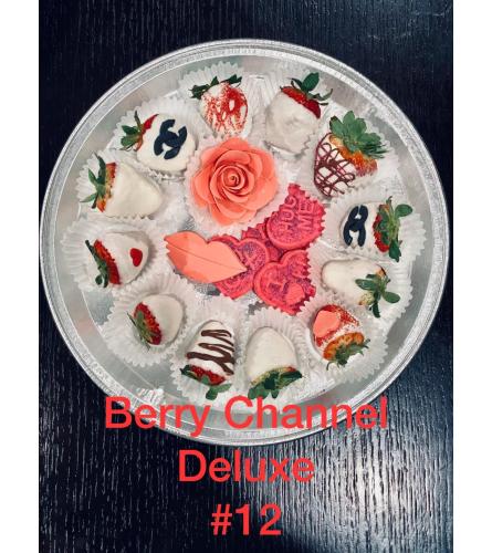 12Ct Deluxe White CHANNEL Platter