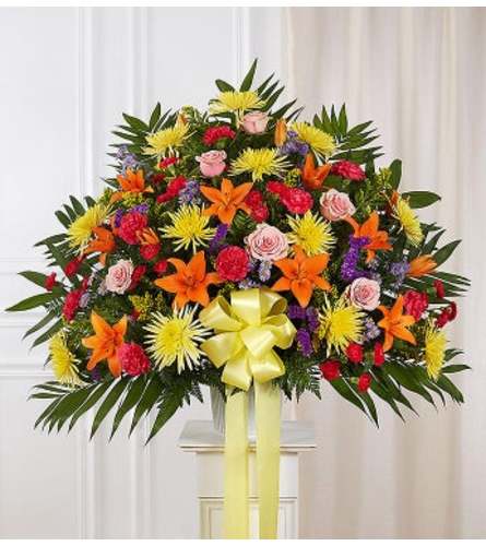 Standing Mache Multi-Color Bright