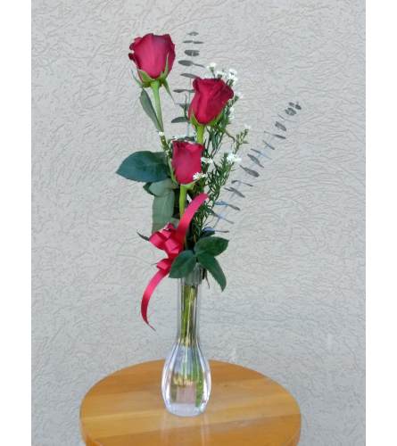 Triple Threat Red Roses