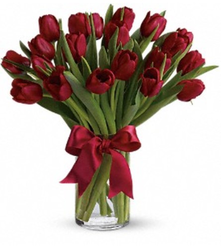 Radiantly Red Tulip Bouquet