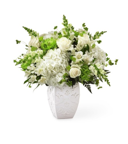 The FTD Peace and Hope Green Bouquet