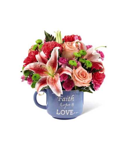 The Be Blessed Bouquet Mug