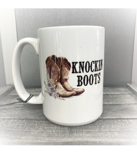 Knocking Boots Coffee Mug