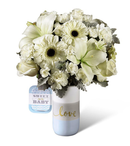 Sweet Baby Boy Blue Bouquet