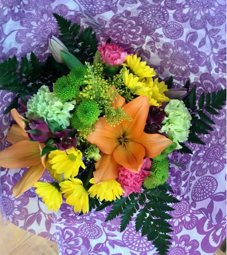 Handtied Mixed Flower Bouquet