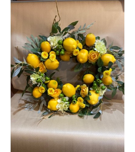 Sunny Lemons Wreath