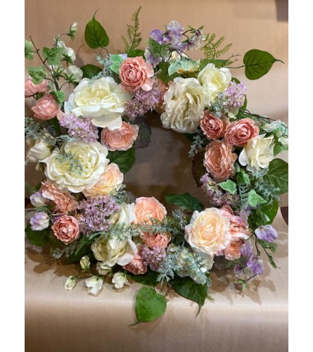 Spring Blooms Wreath