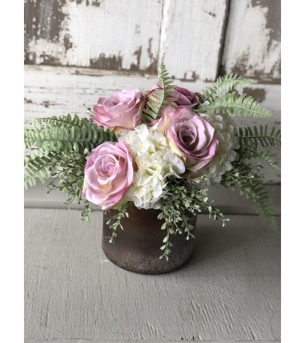 Romantic Rose Silk Arrangement