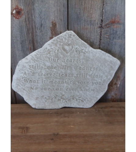 Stone 'Our Hearts' (large)