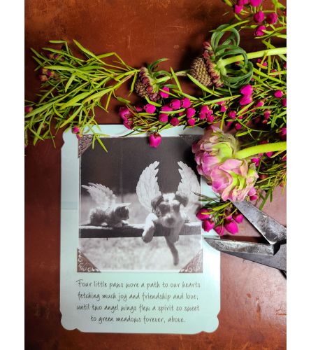 Hand-Crafted Pet Sympathy bouquet