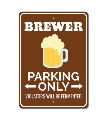 Brewer Parking Sign. An arrangement by Thompson's Full Bloom.