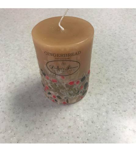 Gingerbread Candle - Individual or as a Set