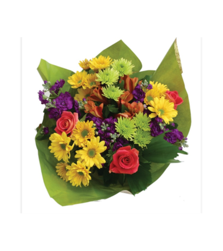 Colorful Wrapped Bouquet