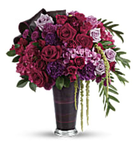 Teleflora's Cascading Romance (with Roses)