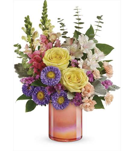 Teleflora Peach Shimmer