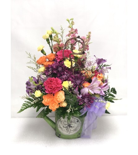 Watering Can Flower Garden Send To