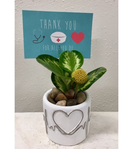 In a Heartbeat Planter