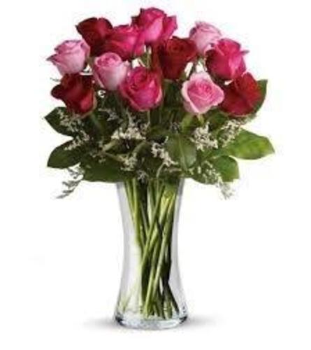 Red & Pink Rose Bouquet
