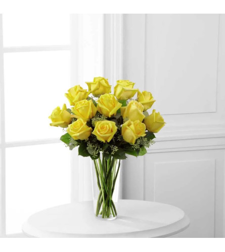 Yellow Rose Arrangement