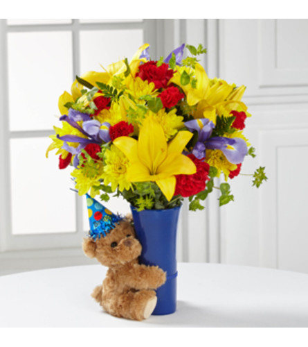 THE BIG HUG BEAR BIRTHDAY BOUQUET