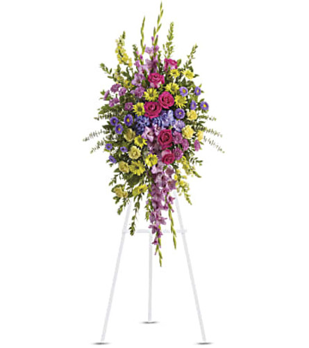 Bright and Beautiful Standing Spray