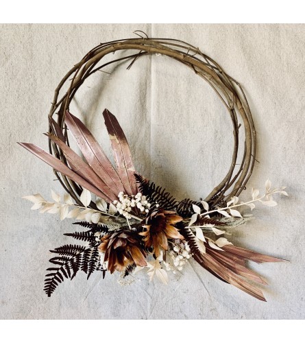 $70 Dried Forever Wreath