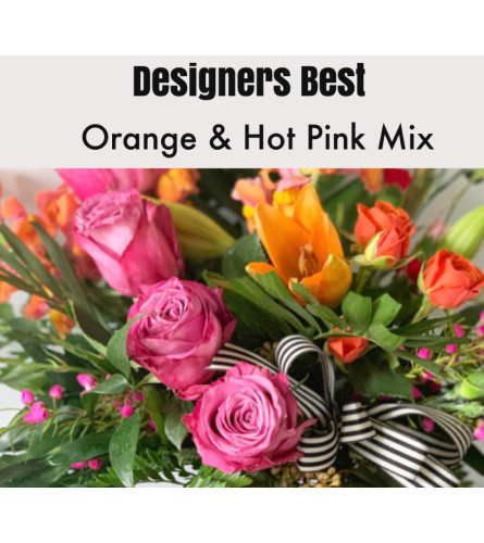 Designer's Best-Orange & Hot Pink