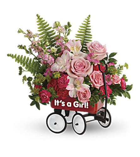 Welcome Beautiful baby girl Bouquet