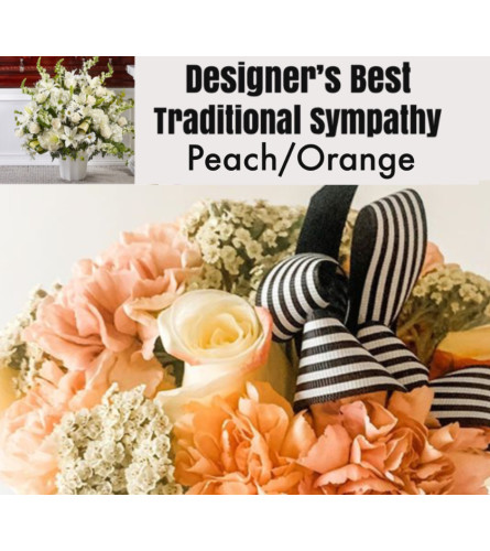 Peach/Orange Mix-Traditional Sympathy